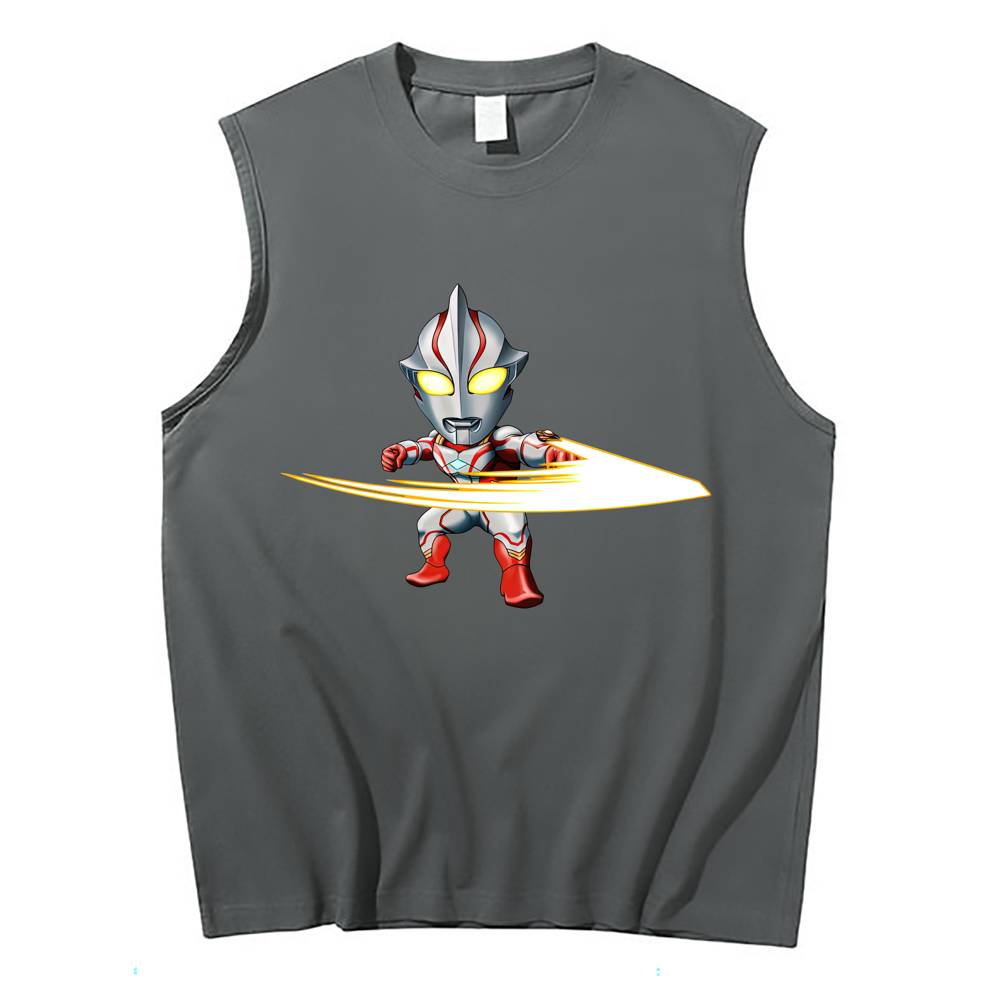 （画像用） ウルトラマン Ultraman コットン100％タンクトップ（フロントプリント）